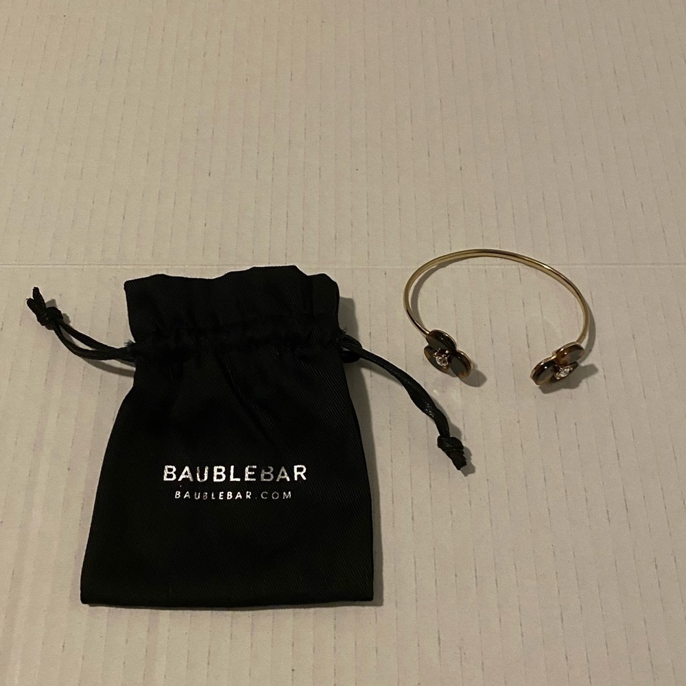 Baublebar Tortoiseshell Flower Adjustable Bracelet - image 2